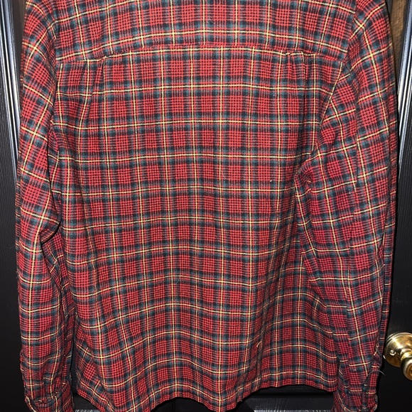 Red Plaid Button-Up Jacket - Picture 2 of 2